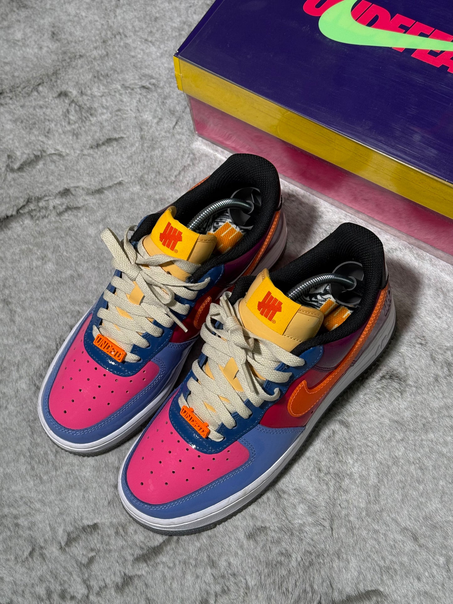 Nike Air Force 1 Low SP Undefeated Multi-Patent Total Orange