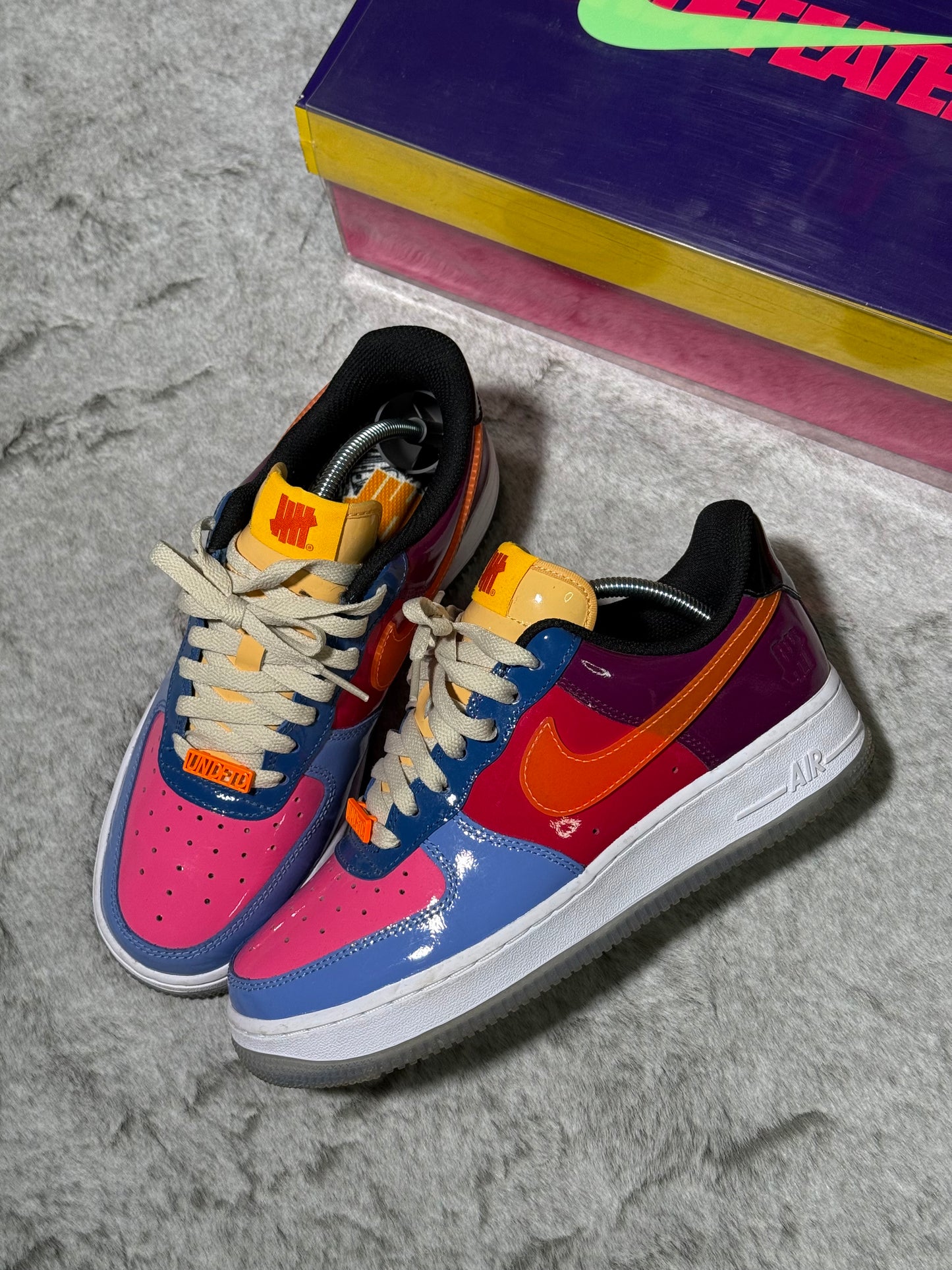 Nike Air Force 1 Low SP Undefeated Multi-Patent Total Orange