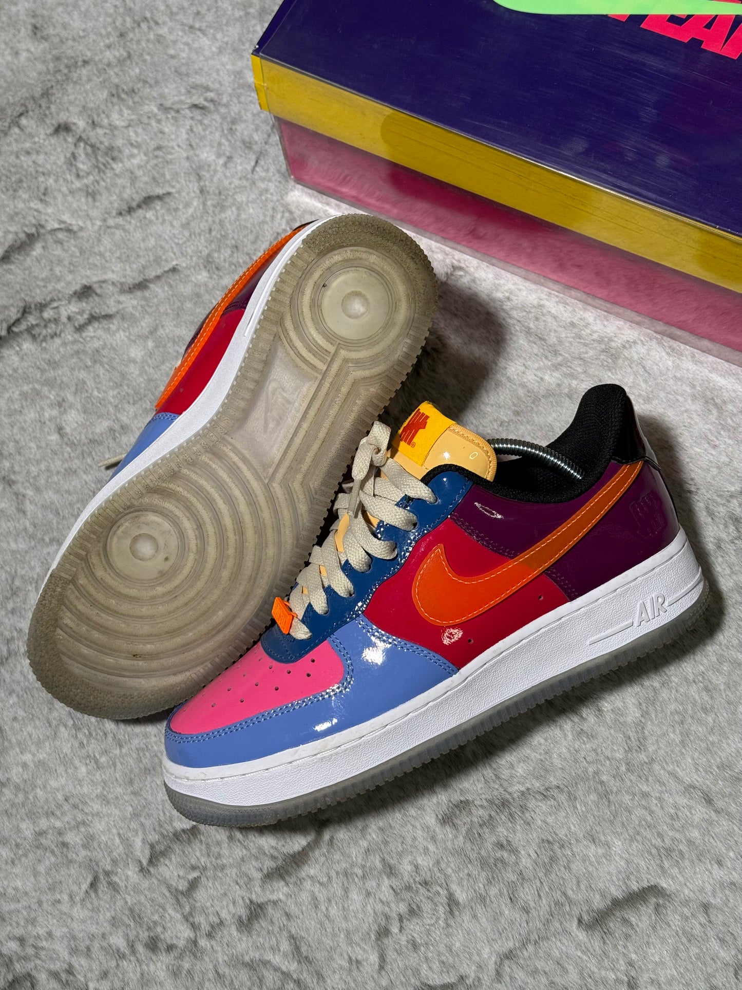 Nike Air Force 1 Low SP Undefeated Multi-Patent Total Orange