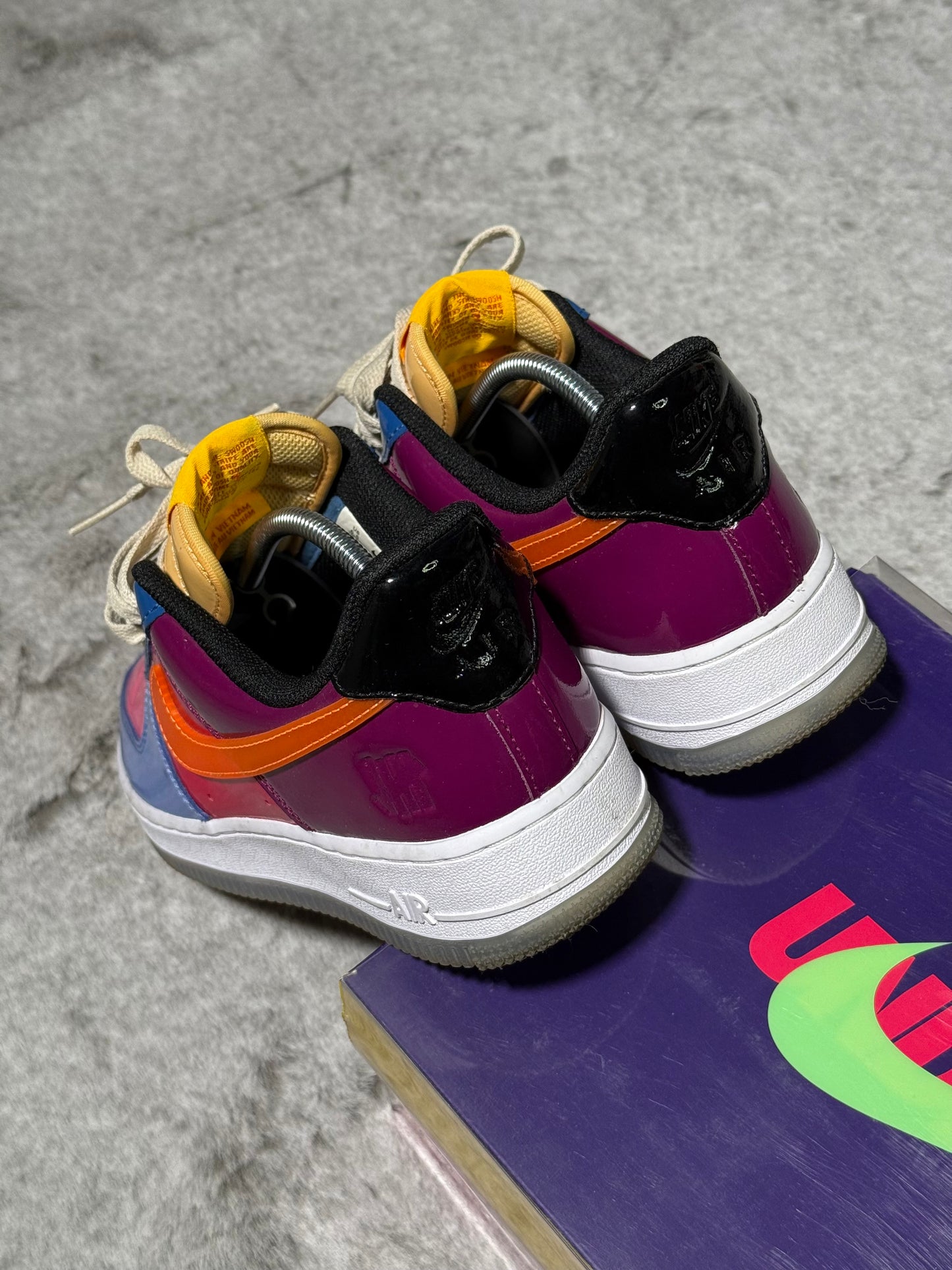 Nike Air Force 1 Low SP Undefeated Multi-Patent Total Orange