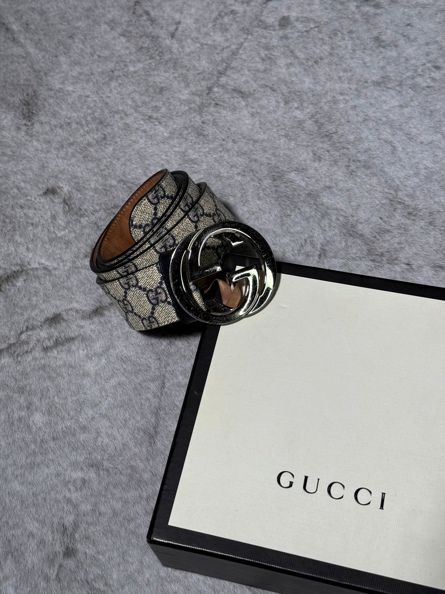 Gucci Monogram Belt